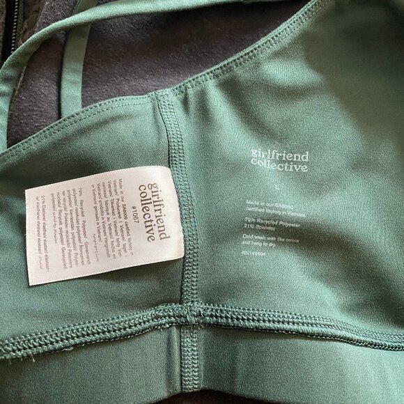 Girlfriend Collective Andy Bra Size L - Picture 3 of 3